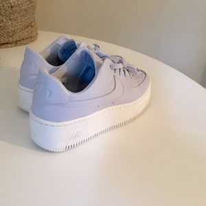 Air Force 1 Sage  'Oxygen Purple' Platform Sneakers